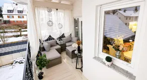 Exklusives 115 m Designer Apartment Kamin Spa-Bad Balkon Lounge Fürth - Image 5