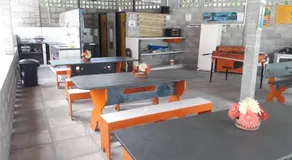 FLATS na Praia do Rio Âmbar, 40 m da praia, com 60 m2, cozinha completa, 2 quartos com ar condicionado, acomoda 8 pessoas, piscinas, área de lazer, WIFI, caseiro, ambiente familiar. - Image 3