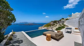 Santo Blue Santorini Caldera View Luxury Houses - Image 5