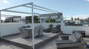 A modern villa with a large solari - Image 2