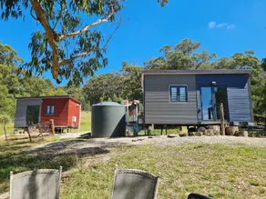 Unique two tiny homes set up with private dam - Image 4
