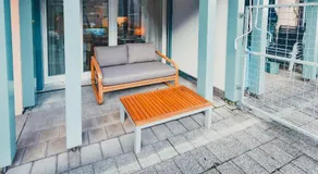 Surfers Deck near Interlaken, at lake with pool - Image 4
