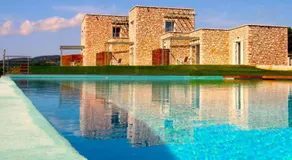 Stone Bay Houses in Messinia Kalamaki Beach Area - Image 2