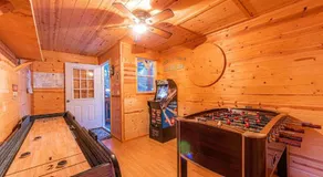 Cabin #4 The Wolves Den - Pet Friendly- Sleeps 6 - Playground & Game Room - Image 5