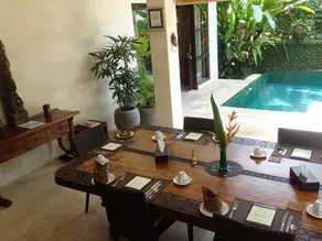 Villa Saraswati Ubud - 5BR Balinese Elegance with Pool and Temple Views - Image 5
