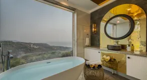 SaffronStays Nautica - 5BR hilltop villa with rooftop pool, sea views & modern interiors surrounded by greenery - Image 2