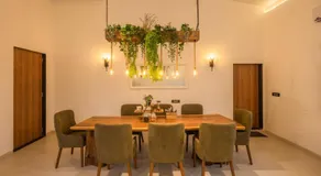 SaffronStays Turquoise Maison - 3BR pool villa with jacuzzi, bonfire & fruit garden near Lake Kalote, Karjat - Image 5