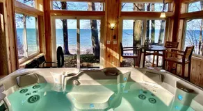 Lakefront Pine Cottage Hot Tub & Fire Pit - Image 3