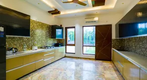 ELIVAAS Sanisa Farm 3-BHK Farmhouse with Pvt Pool, Game Zone & Lush Garden - Image 5