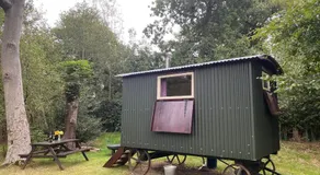 The Shepherd's Hut - Wild Escapes Wrenbury off grid glamping - ages 12 and over - Image 3