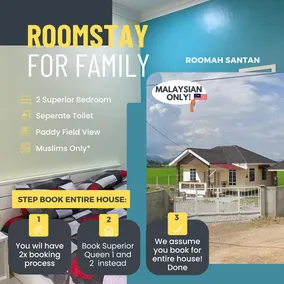 Roomah Santan @2in1 Roomstay Concept - Image 1