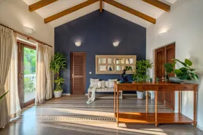 SaffronStays Sweet Mango - 4BR Goan Villa w Private Pool, Mango Garden, Bar Gazebo & Vibrant Interiors Near Beaches - Image 4