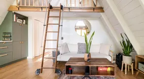 Modern A-Frame Cabin with Loft, Firepit and Grill - Image 2