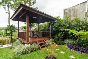 Family Only Pool & Mountain View Modern Bamboo Villa - De Reiz Ethnic Syariah - Image 5