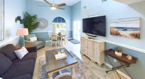 Appartement en copropriété avec terrasse, barbecue et jacuzzi | Vue jardin - Image 2