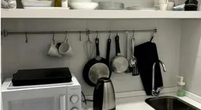 Sleeps two, sofa bed room, private fridge,balcony and shared kitchen - Image 5