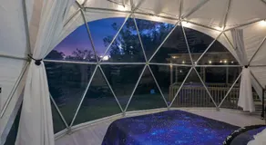 Private Luxury Glamping Geo Dome W Hot Tub - Image 5