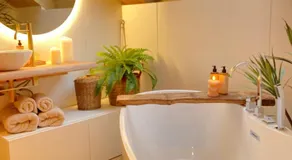 La Grange-Vorsen Logement privatif de 100m2 avec bain balnéo, cabine Infrarouge, jacuzzi, climatisation - Image 3