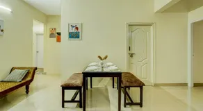 Saffron Breeze Spacious 4-BHK Apartment with Living & Balcony - Image 5