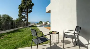 Avra & Ostria Villa, Pirgos-Villas,Heated pool , amazing sea view - Image 5