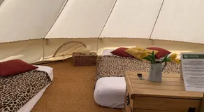 Home Farm Radnage 4 Glamping Bell Tent, with Log Burner and Fire Pit - Image 5