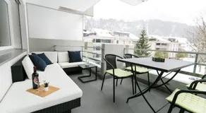 Spirit Apartments - Balkon - Bergsicht - Parkplatz - Image 3