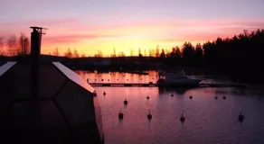 Worlds Only Luxury Glass Igloo Sauna Houseboat - Image 5