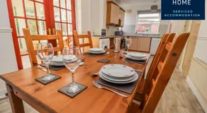 Free Parking, Ideal for long term contractor, etc stays, Fast WIFI, 3 miles 7 mins drive to Nissan, 15 mins to Sunderland Newcastle, Regular Housekeeping Options - Dwellcome Home Ltd 3 DOUBLE Bedroom House Boldon - see our site for assurance - Image 3