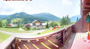 Merveilleux appartement de vacances adapté aux familles avec barbecue, jacuzzi et jardin | Vue jardin | Ski à proximité | Avec animaux acceptés - Image 4