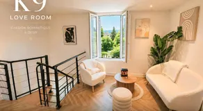 K9 Love Room - Jacuzzi Privatif & Miroir au plafond - Image 5