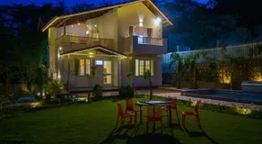 Alaya Stays Ramgarh Colonial-Style 2-BHK Villa Amidst the Hills with Private Pool & Garden - Image 4