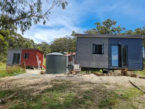 Unique two tiny homes set up with private dam - Image 2