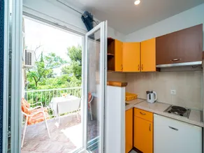 Apartment  Rooms Papa - Studio Apartment with Balcony and Partial Sea View - Image 1