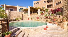 Traditional Crete Villa Villa Blue Mantzourana Stunning Views 1 Bedroom - Image 3