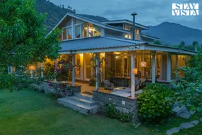 StayVista at Mayflower Aramgarh in middle of Orchards with Lawn, Bonfire, BBQ - Image 3
