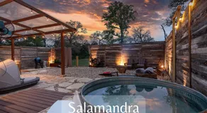 Romantic Tiny Luxury Retreat w heated pool, sauna n outdoor shower in Wimberley 10 acres - Image 1