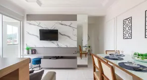 Apto moderno com churrasq. a 600m da praia COM305 - Image 3