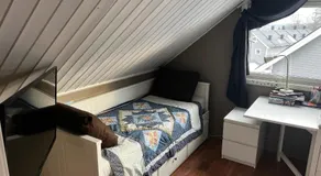 Loftroom in townhouse Oslo 1 singel bed 1 double bed - Image 2