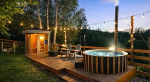 Căsuța Melimi cu piscină încălzită, ciubăr și saună - Image 4