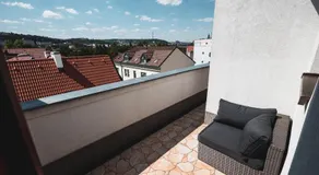 POINT flat, beautiful view from terrace to Prague Castle - Image 4