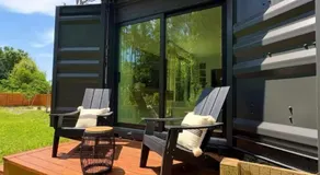 Zen Container Tiny Home with Fenced-in Yard, Fire Pit, Centrally located and Pet Friendly - Image 5