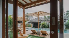 EHOA NYANYI BEACH Boutique Hotel - In front of entrance to NUANU - Image 5