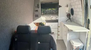 VW Crafter - Wendy - Off-Grid-Sleeps 3 - Beach Ready - Image 4