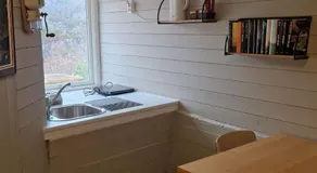 Cosy living room, bedroom and bathroom and kitchen area - Image 3