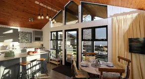 Cosy Modern Nordic Lodge w/ Loch View & Log Burner - Image 4