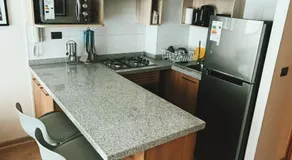 Moderno Depto con Terraza, Estacionamiento y Piscina, La Cisterna - Image 3