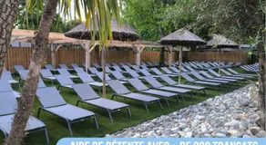 200m de la plage Bungalow LUXE de 44m2 Ménage et draps inclus Camping 5 Etoiles Mayotte Lac Biscarrosse Koyobalys - Image 4