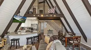 Whispering Pines A-Frame, Pool Table, 2 Patios! - Image 4