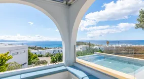 Villa with View of Agios Ioannis and Pool with Jacuzzi - Image 3