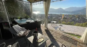 Casa Ronco Frati, piscina vista lago - Image 2